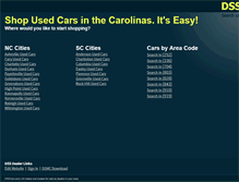 Tablet Screenshot of dsscars.com